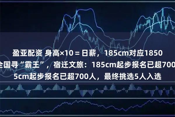 盈亚配资 身高×10＝日薪，185cm对应1850元/天；“项王故里”全国寻“霸王”，宿迁文旅：185cm起步报名已超700人，最终挑选5人入选